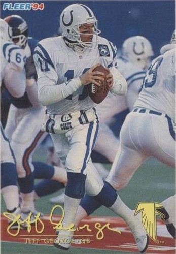 1994 Fleer Shell FACT (Football & Academics: A Championship Team) Jeff George #90