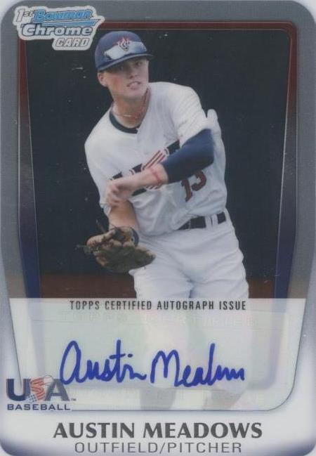 Bowman Draft Picks & Prospects 2011 - Austin Meadows #AA-AM