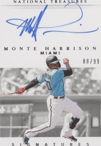 2021 Panini National Treasures - Monte Harrison #RS-MH