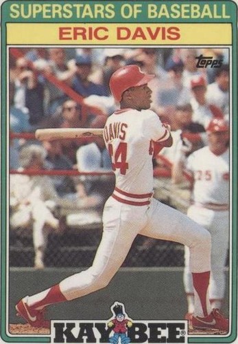 1988 Topps Kay Bee Toys Superstars of Baseball - Eric Davis #7