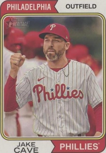 2023 Topps Heritage High Number - Jake Cave #588