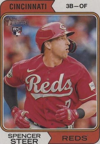 2023 Topps Heritage High Number - Spencer Steer #717