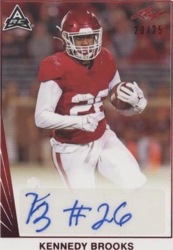 2021 Leaf Memories Kennedy Brooks #BA-KB1