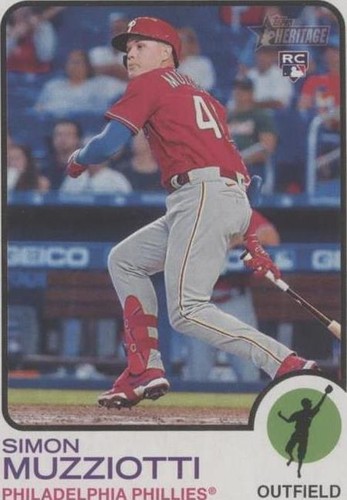 2022 Topps Heritage High Number - Simon Muzziotti #679