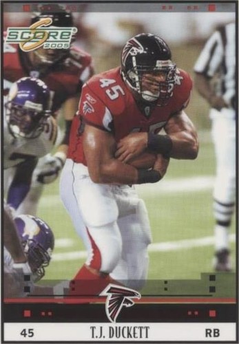 2005 Score T.J. Duckett #16