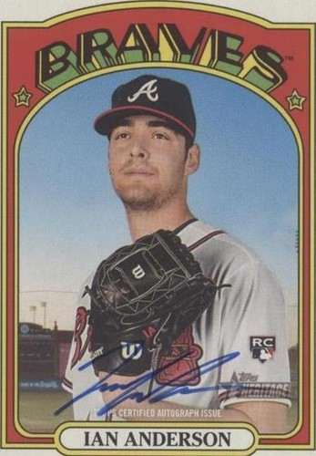 2021 Topps Heritage - Ian Anderson #ROA-IA
