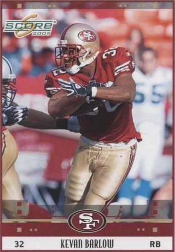 2005 Score Kevan Barlow #249