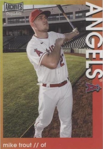 2022 Topps Archives Snapshots - Mike Trout #1