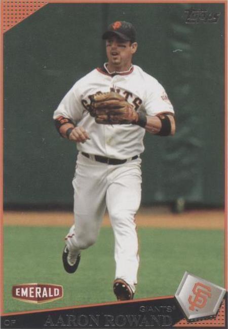 2009 Topps Emerald Nuts San Francisco Giants - Aaron Rowand #18