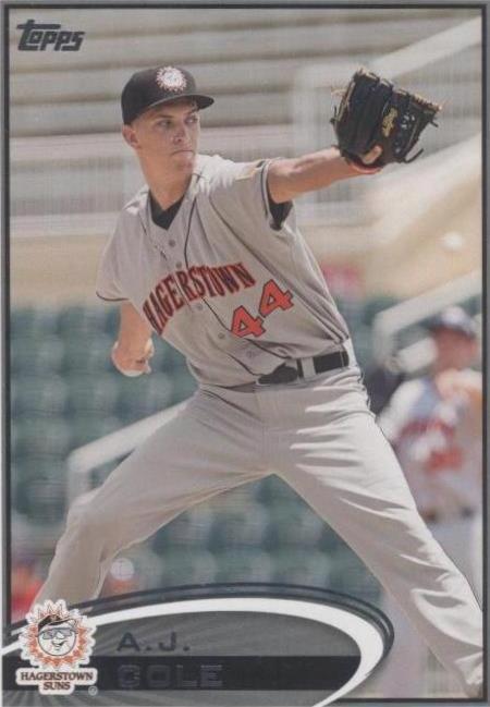 2012 Topps Pro Debut - A.J. Cole #183
