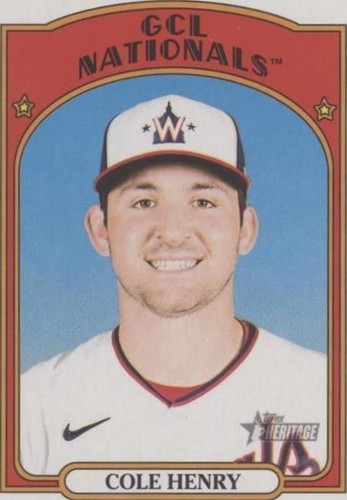 2021 Topps Heritage Minor League Edition - Cole Henry #14