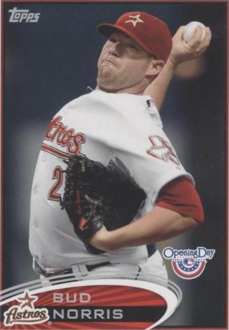 2012 Topps Opening Day - Bud Norris #6