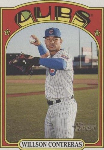 2021 Topps Heritage - J.D. Davis Willson Contreras #391