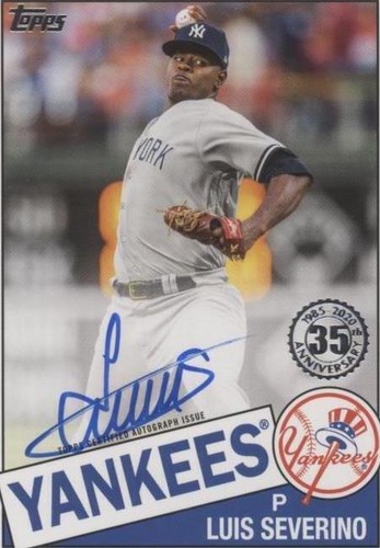 2020 Topps - Luis Severino #85A-LS