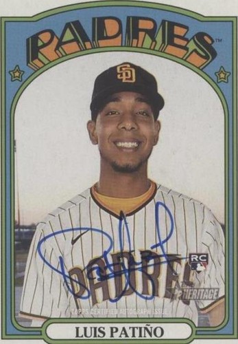 2021 Topps Heritage - Luis Patino #ROA-LP