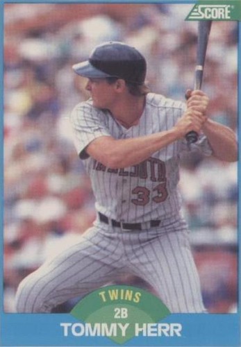 1989 Score - Tom Herr #191