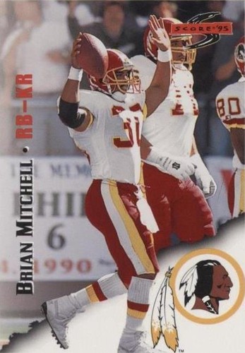 1995 Score Brian Mitchell #92