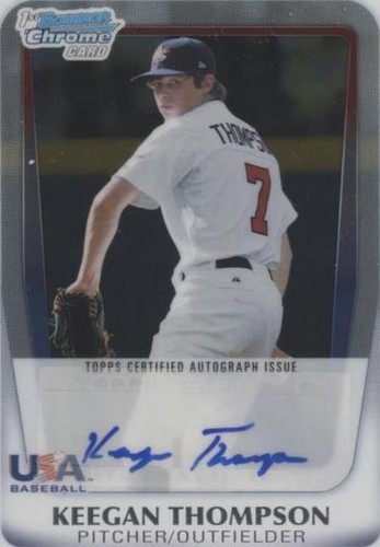 2011 Bowman Draft Picks & Prospects - Keegan Thompson #AA-KT