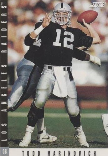 1993 Score Todd Marinovich #292