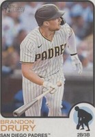 2022 Topps Heritage High Number - Brandon Drury #593