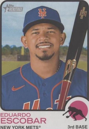 2022 Topps Heritage High Number - Eduardo Escobar #538