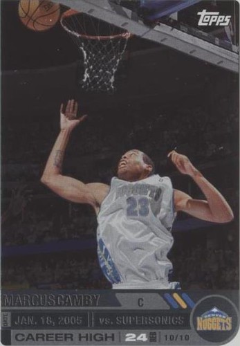 2005-06 Topps Big Game - Marcus Camby #9