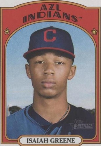 2021 Topps Heritage Minor League Edition - Isaiah Greene #24