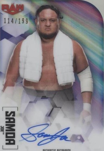 2020 Topps Chrome WWE - Samoa Joe #A-SJ