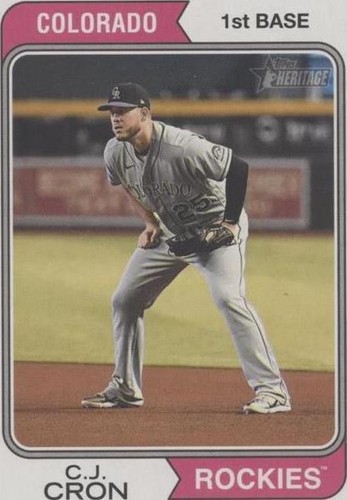 2023 Topps Heritage - C.J. Cron #126