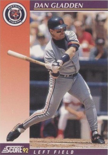 1992 Score Rookie & Traded - Dan Gladden #28T