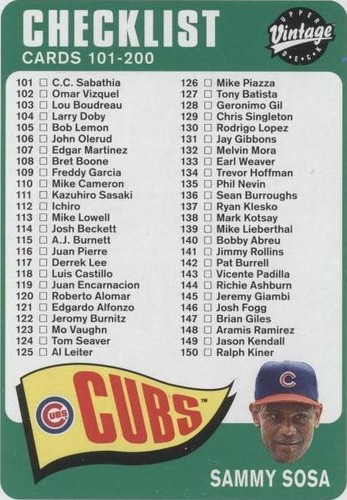 2003 Upper Deck Vintage - Sammy Sosa #279