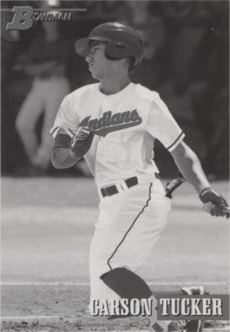 2021 Bowman Heritage - Prospects Black & White #238 Carson Tucker (RC ...