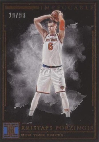 2018-19 Panini Impeccable - Kristaps Porzingis #71