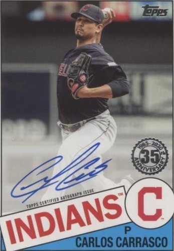 2020 Topps - Carlos Carrasco #85A-CC