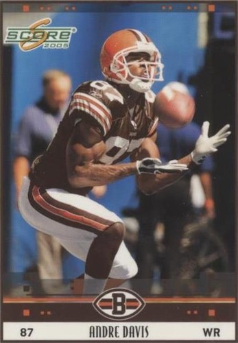 2005 Score Andra Davis #64