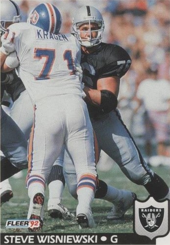 1992 Fleer Steve Wisniewski #206