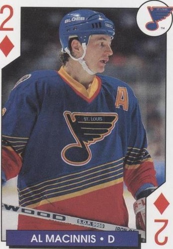 1995-96 Bicycle NHL Hockey Aces - Al MacInnis #2D