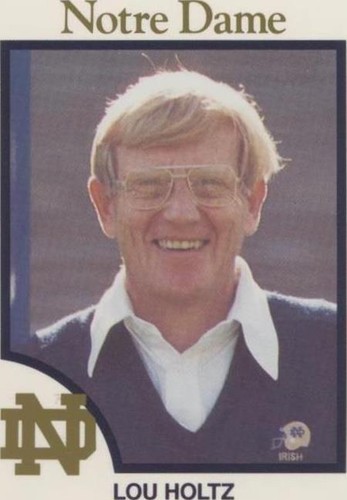 1990 Notre Dame 60 Lou Holtz #11