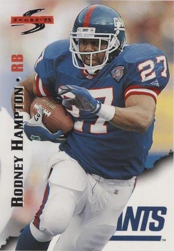 1995 Score Rodney Hampton #33