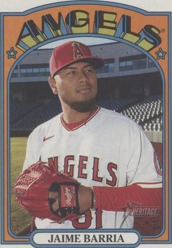 2021 Topps Heritage - Jaime Barria #219