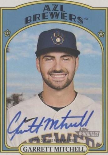 2021 Topps Heritage Minor League Edition - Garrett Mitchell #ROA-GM