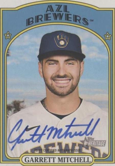 2021 Topps Heritage Minor League Edition - Garrett Mitchell #ROA-GM