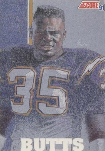 1991 Score Marion Butts #628