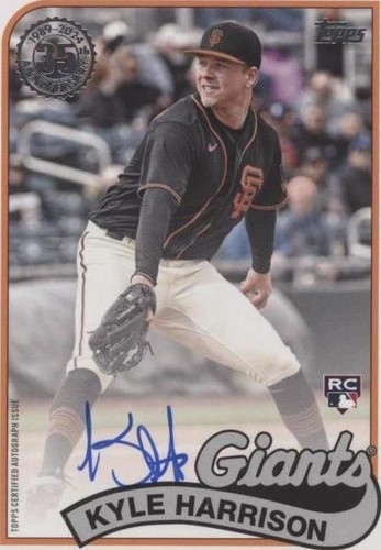 2024 Topps Series 1 - Kyle Harrison #89BA-KH