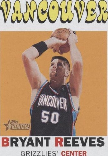 2000-01 Topps Heritage - Bryant Reeves #171