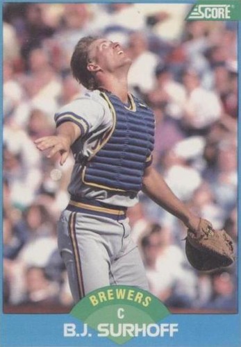 1989 Score - B.J. Surhoff #154