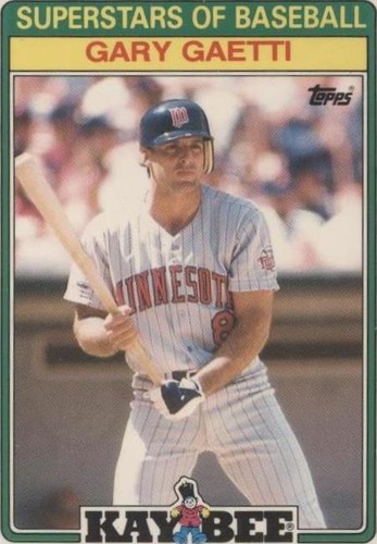 1988 Topps Kay Bee Toys Superstars of Baseball - Gary Gaetti #11