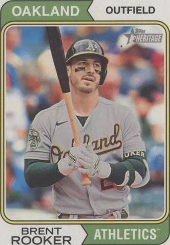 2023 Topps Heritage High Number - Brent Rooker #597