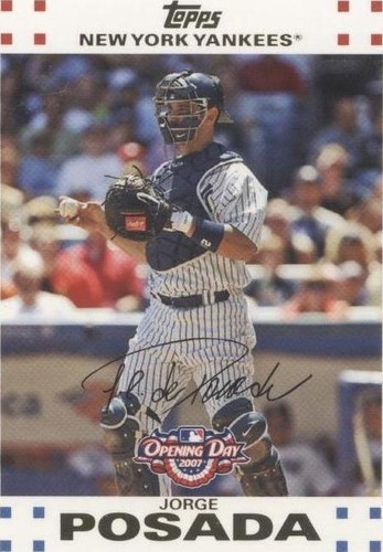 2007 Topps Opening Day - Jorge Posada #42