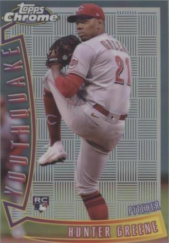 【4枚限定】 直書き toppsbowman HUNTER GREENE 2022 TOPPS CHROME SONIC YOUTHQUAKE HUNTER GREENE RC REDS | eBay